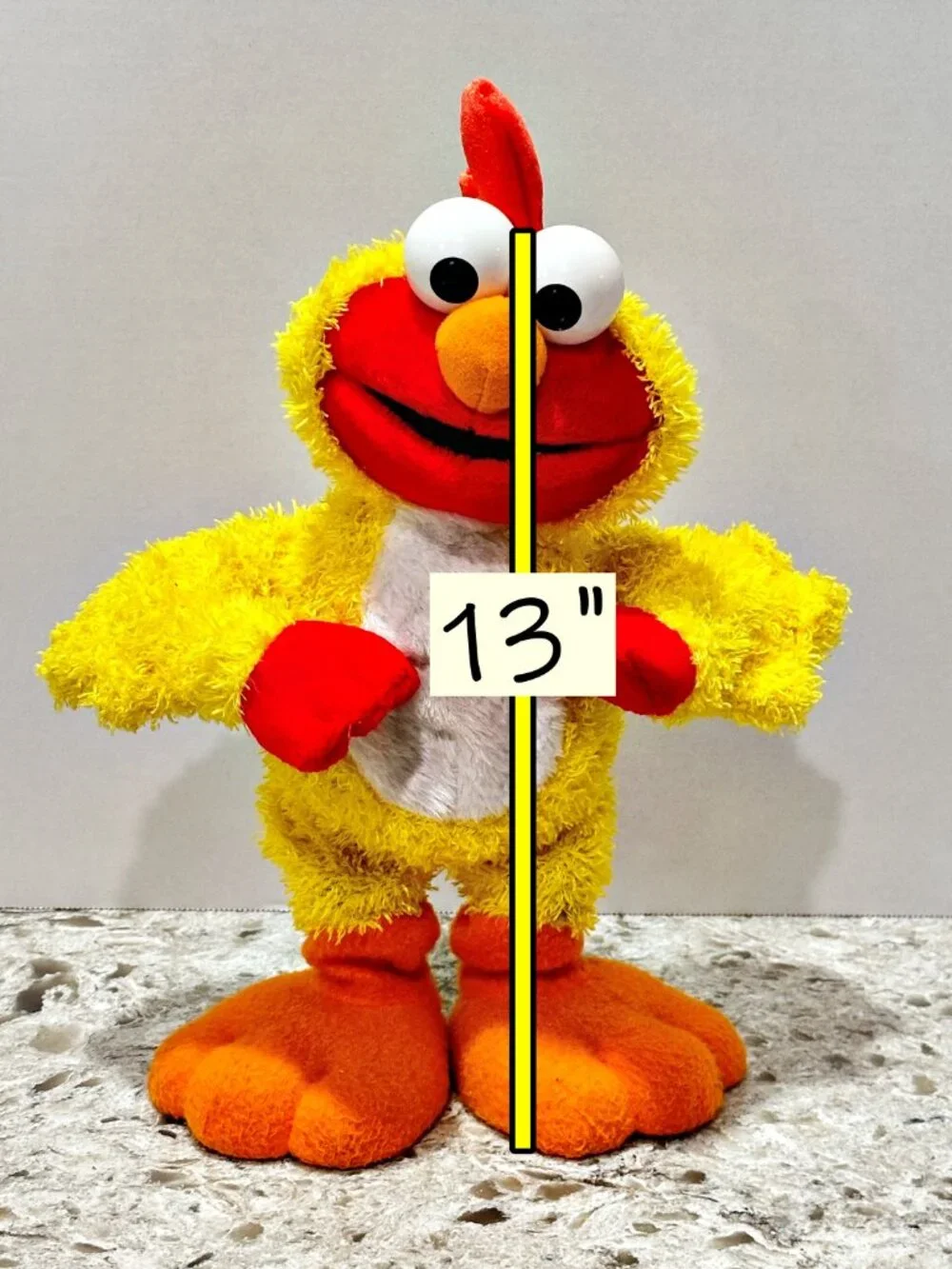 Chicken Dance Elmo Sesame Street VTG 2001 Fisher Price Sings Flaps Arms WORKS!!